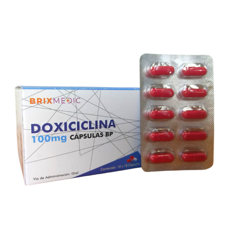 doxiciclina capsulas de 100 mg