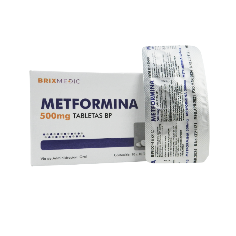 metformina tabletas 500 mg precio